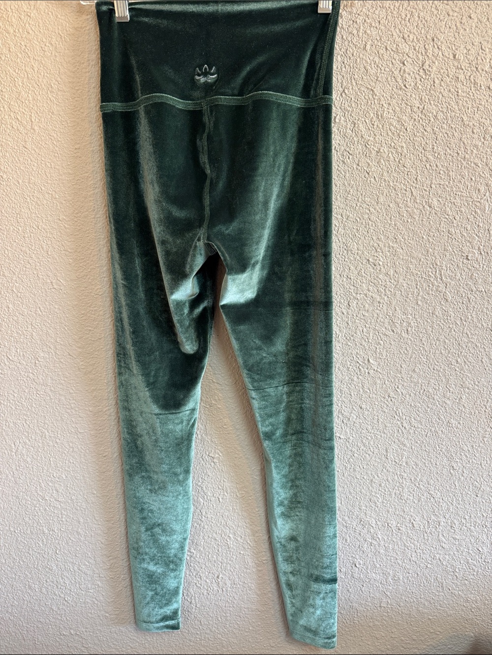 Beyond Yoga Forest Green Velvet Leggings